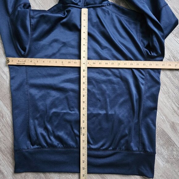 Nike University of Michigan Wolverines Hoodie Large Blue Yellow Polyester Size L - Picture 12 of 15